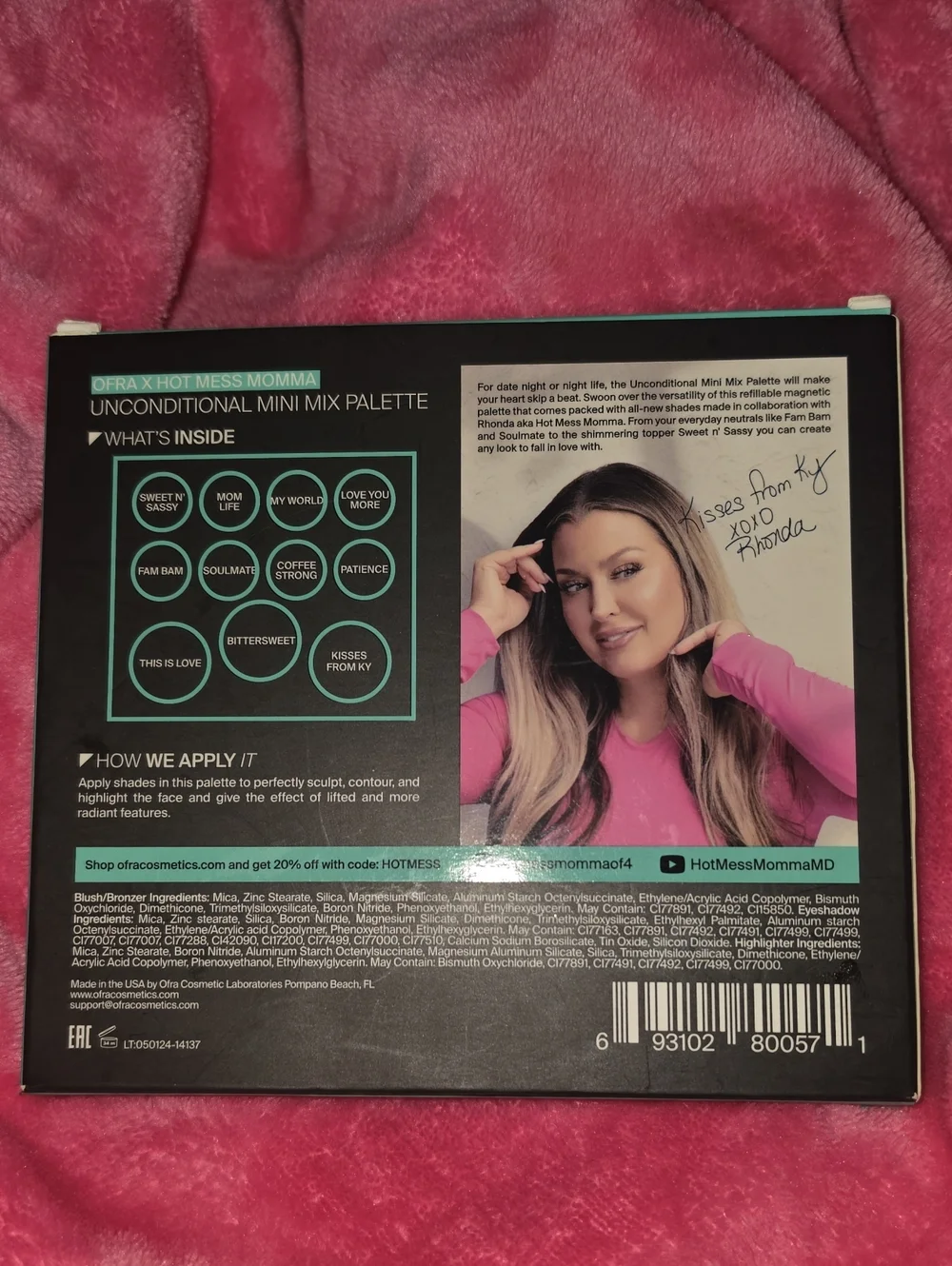 *NIB* OFRA Mini Mix Palette - Unconditional